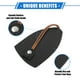 thumbnail image 3 of Funda para llavero de Coche Unique Bargains extraíble 4 Piezas Piel sintética Color Negro, 3 of 7