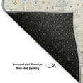thumbnail image 5 of Addison Rugs Mayfield Premium Machine Washable Transitional Holiday Snowflake Ivory Runner Rug, 2'3" x 7'6", 5 of 6