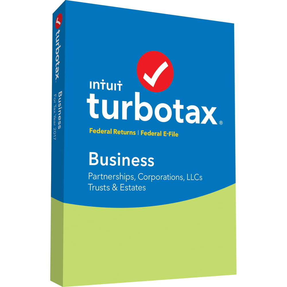TurboTax Business Fed+Efile 2017