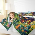 thumbnail image 4 of jejeloiu Cartoon Dachshund Full Size Comforter Sets,Pet Puppy Dogs Bedding Comforter Set,Rustic Flower Floral Bedding Sets For Girl Boys,Ultra Soft Room Decor Reversible,3-Piece, 4 of 8