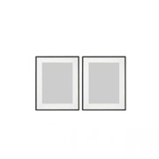 2 Pcs Frame, black, 16x20 inch,Picture Frames ,Simple and Elegant Decor for Wall Mounting - 2 Pack