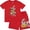 Looney Tunes/Red, variant on Boy's Sonic The Hedgehog Short Sleeve T-Shirt and Shorts Set
