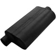 thumbnail image 1 of Flowmaster Exhaust Muffler 53056 Super 50 Series; Single 3 Inch Offset Inlet; Single 3 Inch Center Outlet; 17 Inch Body/23 Inch Overall Length, 1 of 4