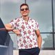 thumbnail image 4 of Balery Purple Mushroom Camisa Polo de Hombre con Estampado, de Manga Corta y Tejido Medio, Camisa Tipo Golf Polo-3X-Large, 4 of 6