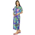 thumbnail image 1 of Bimba Nursing Kaftan Gown Maternity Night Gown, Hospital Delivery Gown- Front Buttons, 1 of 6
