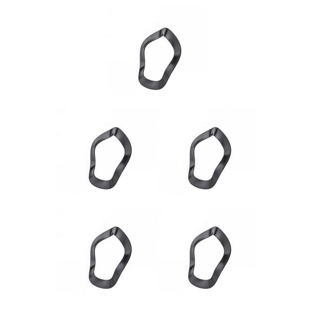 Sonducket Paquete de 5 arandelas de onda de manivela de bicicleta de acero, accesorios de componente de pieza de soporte inferior de ciclo con cancelación Type3 NO3 Sonducket CBP235112