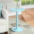 thumbnail image 2 of Classic Accents Venetian Islands Spindle Table in Blue Wood Finish, 2 of 6