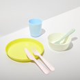 thumbnail image 2 of Ikea Kalas BPA Free Plastic Kids Tableware Set - Bowl, Plate, Cup and Cutlery - Pastel Colours, 2 of 5