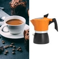 thumbnail image 6 of Coffee Pot Double Color Italian Style Double Color Aluminum Moka Stove Coffee Maker for Travel Home Office Coffee Maker 150ML Classic, 6 of 9