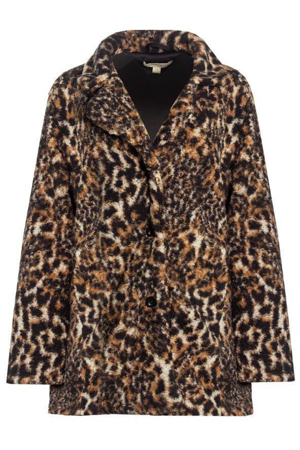 Fairweather Leopard Sherpa Fleece Jacket - Brown Pattern | Walmart Canada