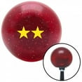 thumbnail image 1 of Yellow Rear Admiral Upper Half Red Metal Flake Shift Knob with M16 x 1.5 Insert Brody, 1 of 1