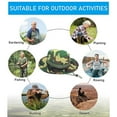 thumbnail image 5 of Fesfesfes Outddor Sun Hat Bucket Hat Unisex Summer Bush Fishing Hiking Round Camouflage Cap, 5 of 5
