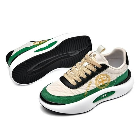 

Jjtiger Men s athletic shoes casual shoes running shoes two leather