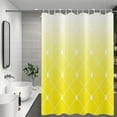 thumbnail image 2 of Yellow Ombre Shower Curtain, Modern Geometric Pattern Modern Luxury Bathroom Curtain Bathtub Decor Waterproof Fabric Machine Washable with 12 Hooks, 2 of 6