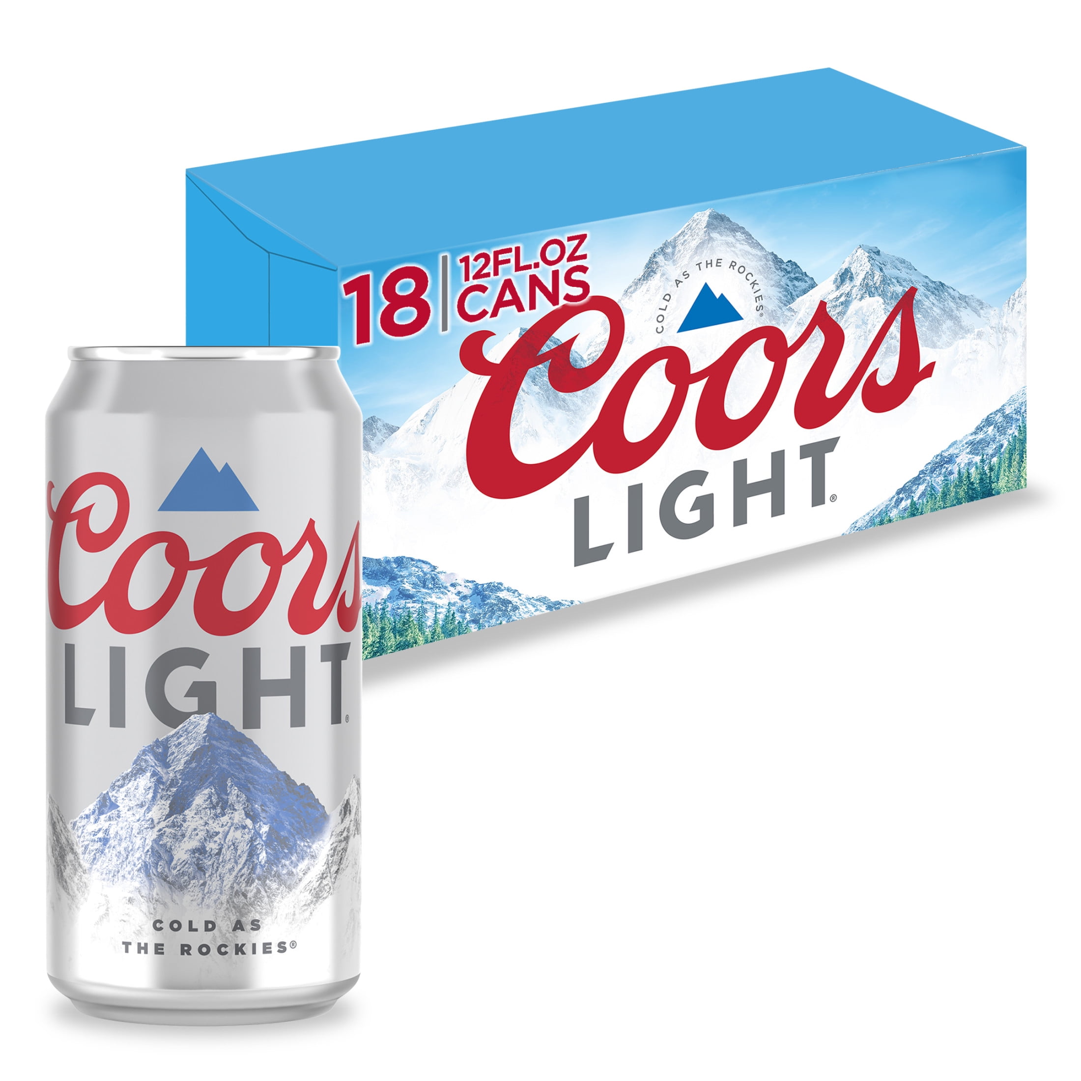 Coors Light American Beer, 30 Pack, 12 fl oz Aluminum Cans, 4.2