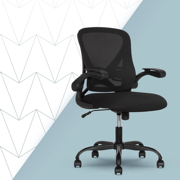 Click365 AeroCore M200 Adult Mesh Mid Back Indoor Residential Ergonomic Office Chairs Hardware Kit, Black