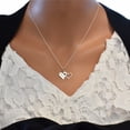 thumbnail image 5 of Maid of Honor Proposal for Sister in sterling silver on an 18" Sterling silver Cable chain. Sister Maid of Honor proposal gift. Maid of honor sister gift. Gift for wedding party., 5 of 5