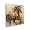 thumbnail image 4 of Stupell Industries Modern Brown Horse Animals & Insects Painting Gallery Wrapped Canvas Art Print Wall Art, 36 x 36, 4 of 8