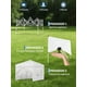 thumbnail image 1 of Gazebo Plegable 3x3m para Jardín y Mercado - 4 Paredes Laterales Impermeables con Protección Solar UPF 50+ - Altura Ajustable y Montaje Fácil, 1 of 7