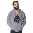 thumbnail image 5 of the Phantom Vintage Ghost Who Walks Zip Up Hoodie Men's Women's Brisco Brands S, 5 of 6