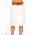 thumbnail image 1 of Just Love Skirts / Pleated Skirt (Off White, 3X), 1 of 3