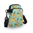 thumbnail image 3 of HELLHERO Pineapple Pattern Unique Birthday Gift Double-layer Shoulder Bags Vintage for Travel Daily Use, 3 of 7