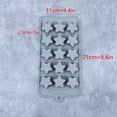 thumbnail image 3 of Ice Cube Tray, 3D Star Silicone 15 Cavity Nonstick Star Shaped, Silicone Ice Cube Tray, Ice Trays for Freezer, Ice Cube Tray with Lid, Protective Plastic Case, Ice Molds for JuIce 8.4×4.4 in,Grey, 3 of 6