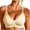 Beige, variant on Women's Scalloped Wireless Daily Wear Bra, Lift-and-Shape, Adjustable Straps, Breathable Comfort