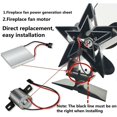 thumbnail image 3 of nipocaio Universal Motor Fireplace Fan Repair Parts Most Fireplace Fans, 3 of 5