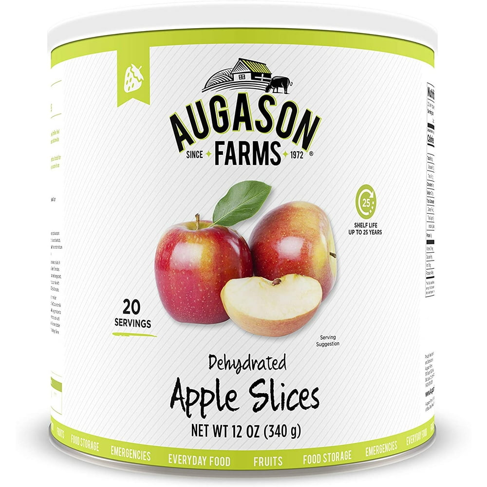 Augason Farms Dehydrated Apple Slices Certified Gluten Free Long Term