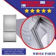 thumbnail image 5 of Whole Parts Refrigerator Door Gasket (Gray Color) Part# W10443314 - Replacement & Compatible with Some Amana, Kitchen Aid, Kenmore, Maytag and Whirlpool Refrigerators, 5 of 7