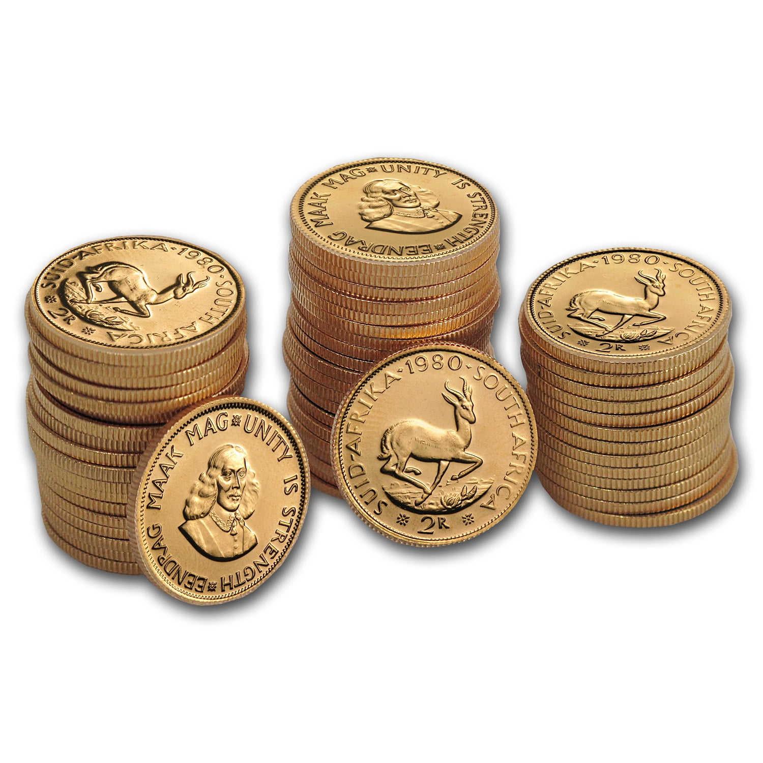 South Africa Gold 2 Rand (Random) AU