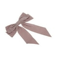 thumbnail image 5 of Unique Bargains 1 Pc Elegant Velour Bow Headpiece Hair Clips Light Pink, 5 of 5