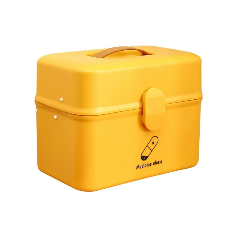 Large Capacity Family Medicine Organizer Box Portable Medicine Storage  Container