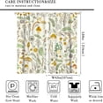 thumbnail image 2 of Wild Mushroom Curtains, Vintage Botanical Rustic Retro Wildflower Herbs Plants Green Mushroom Blackout Window Treatments for Living Room Kitchen Bedroom 84x84in, 2 of 6