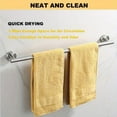 thumbnail image 3 of athroom Towel Bar Matte Silver 24 Inch Towel Rack Stainless Steel Bathroom Towel Holder for Bathroom Wall Mounted Modern Home Decor Towel Rod, 3 of 7