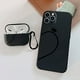 thumbnail image 1 of 1pc Case For Airpods Pro & 1pc Case Black Heart Graphic Phone Case For IPhone 11 14 13 12 Pro Max XR XS 7 8 6 Plus Mini , AirPods Pro (2nd Generation) Earphone Case Luxury Silicone Cover Soft Headp, 1 of 1