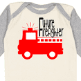 thumbnail image 4 of Inktastic Future Firefighter Cute Red Firetruck Boys or Girls Long Sleeve Baby Bodysuit, 4 of 5