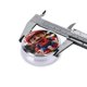 thumbnail image 4 of Pastillero redondo Mario con 3 compartimentos, pastillero portátil para bolsillo o bolso, pastillero decorativo de metal, organizador de medicamentos y vitaminas, 4 of 6