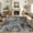 Dark Gray, variant on MICGEEK 8x10 Washable Area Rugs for Living Room, Modern Abstract Printed Rug, Vacuum-Friendly, Non Slip Indoor Rug for Bedroom Dining Room Home Decor Carpet, Brown