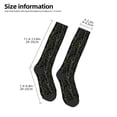 thumbnail image 2 of KLL Lilies Flowers Print Cool Socks Men's Women's Crew Socks Funny Crazy Novelty Stockings, 2 of 6