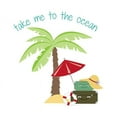 thumbnail image 3 of CafePress - Take Me To The Ocean Pajamas - Women's Dark Pajamas, 3 of 4