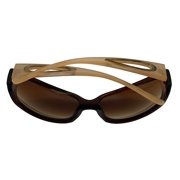 Esprit Sunglass Beige Brown Soft Rectangle Plastic, Brown Gradient 19394 535
