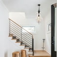 thumbnail image 3 of 1-Light Wooden Vintage Chandelier Distressed Wood Pendant Light, 3 of 6