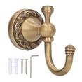 thumbnail image 2 of Single Coat Hook, Easy Installation Robe Hook Antique Smoothing  for Bedroom, 2 of 8