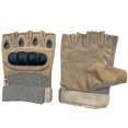 thumbnail image 1 of Guantes de medio dedo, guantes de trabajo transpirables, guantes de moto, antideslizantes para caza y senderismo, 1 of 4