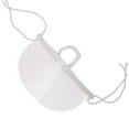 thumbnail image 3 of Máscara transparente de plástico reutilizable Cubierta sanitaria transparente profesional Protector facial antivaho Cubierta de nariz y boca Protector facial abierto, 3 of 5
