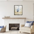 thumbnail image 3 of Stupell Industries Modern Heron on Beach Animals & Insects Painting Gray Floater Framed Canvas Art Print Wall Art, 25 x 31, 3 of 10