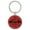 Red, variant on First I Drink the Coffee then I do the Things Red Laser Engraved Leatherette Keychain Backpack Pull - 1.5 x 3 Inches