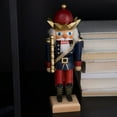thumbnail image 2 of Alexander Taron 11" Red and Blue Christian Ulbricht Mini King Nutcracker Decoration, 2 of 2